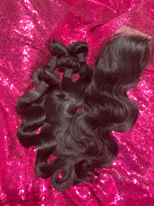 Lustrous Pearl Bundles 24" 26" 28"